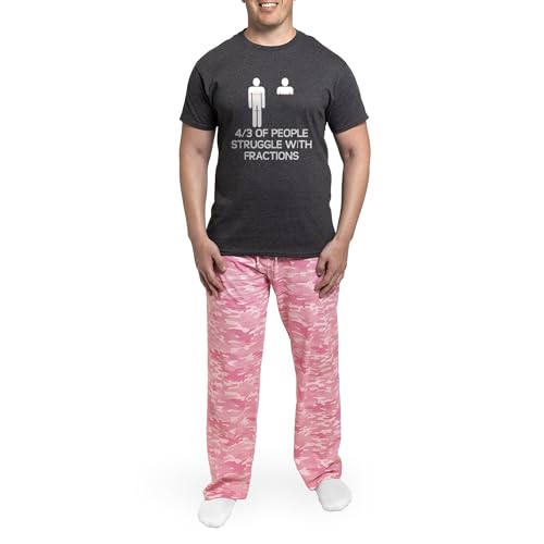 CafePress Math Humor Men's Charcoal Pajamas Men's Charcoal Novelty Pajamas4