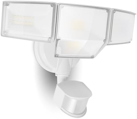 LUTEC - Outdoor LED Motion Sensor Security Lights (White)