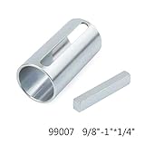 MR HELLO 1' to 1-1/8' Shaft Adapter Key Stock Gas Engine Pulley Crank Shaft Sleeve Adapter Predator