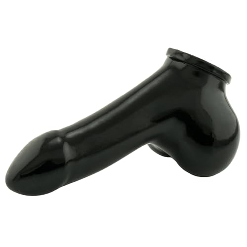 Toylie Latex Penishülle S - 11,5cm Schaftlänge, Penis Sleeve, Schwarz, Made in Germany