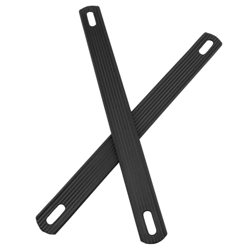 LoveIysp Guitar Amplifier Speaker Cabinet Straps 2PCS with Metal End Caps and Screws, Black, Functional Style - Thumbnail 3