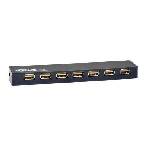 TRIPP LITE 7-Port USB 2.0 Mobile Hi-Speed Hub Notebook Laptop (U223-007),Black
