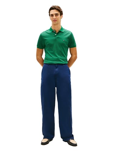 Image of Tommy Hilfiger Mens Short Sleeve Casual Polo Shirts in Regular Fit with Liquid Cotton