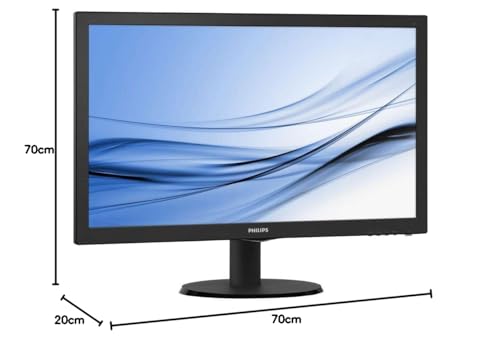 Philips 223V5LSB2/10 - Monitor LED de 21.5", Color Negro