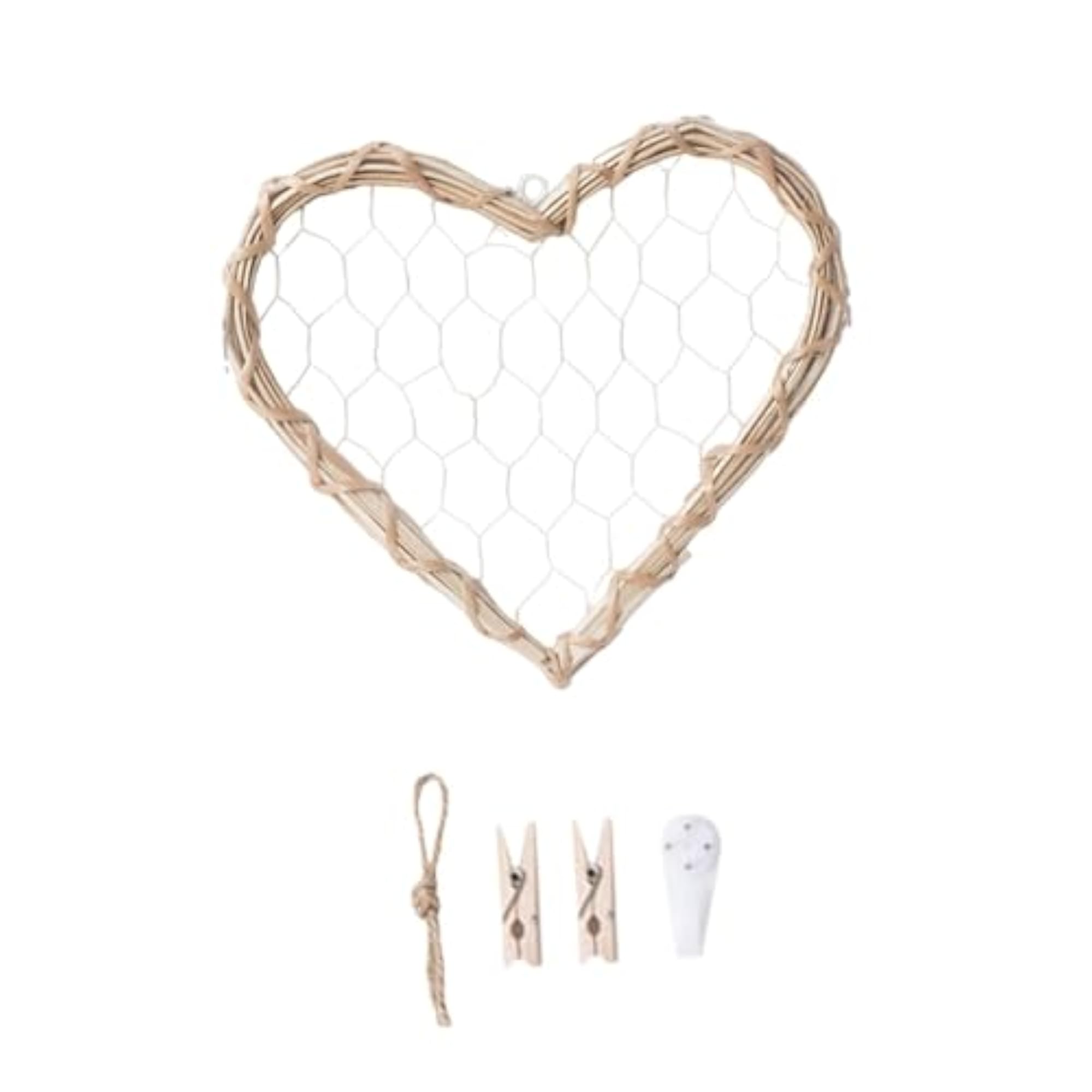 Heart Shaped DIY Photo Decoration Wall Grid Panel