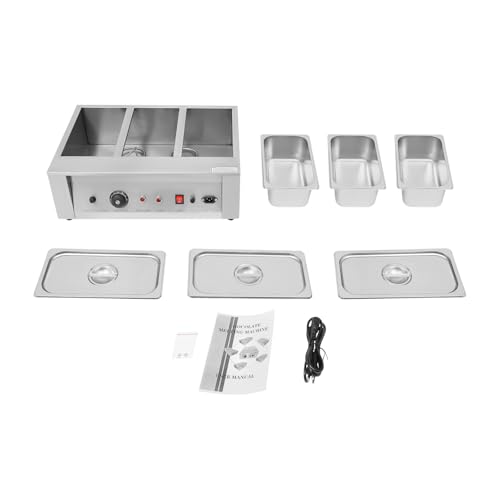 Olla para derretir chocolate con 3 tanques y control térmico miniatura 7