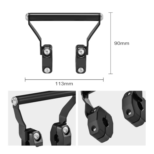 Fixation GPS moto Tenere 700 support navigation bleu 2019-2024 - 2