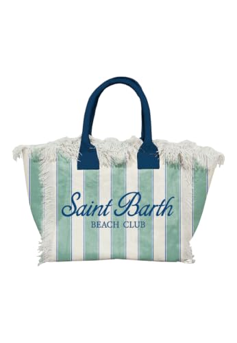 Saint Barth sac de plage femme de qualité supérieure en coton tissé