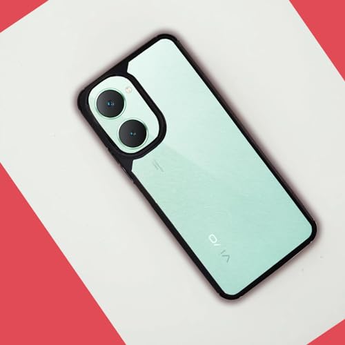 Image of AIBEX Crystal Clear Back Case Compatible with iQOO Z9 Lite 5G / Vivo Y28S 5G / Vivo T3 Lite 5G / Vivo Y18 4G / Vivo Y18e 4G / Vivo Y18i 4G Back Cover Case | 360 Degree Protection