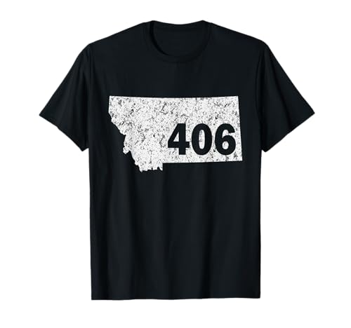Montana 406 Código de Área Camiseta
