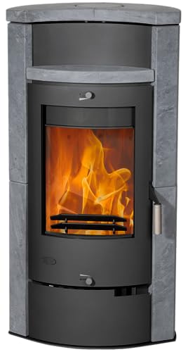 Kaminofen / Eckkaminofen Fireplace Hamburg Speckstein 8kW