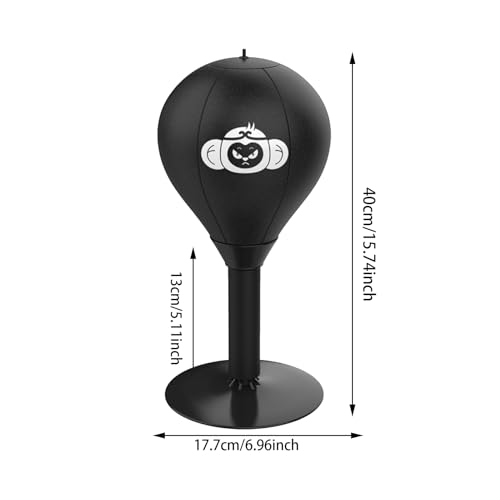 Sac de boxe de bureau anti-stress avec ventouse forte pour table - 5