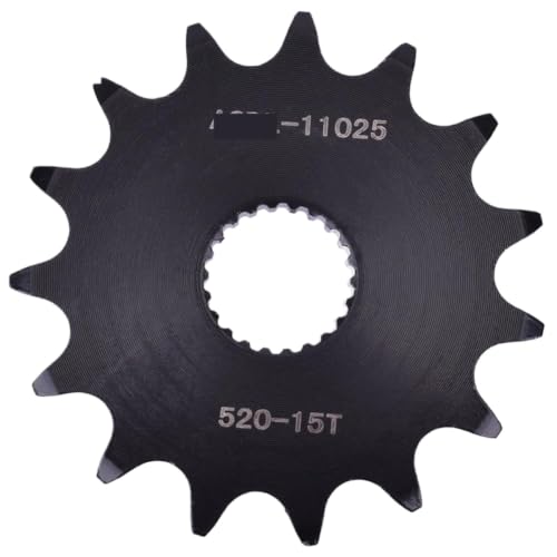 Pignon avant 15 dents chaîne 520 contre usure transmission Yamaha XT600