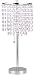 19"H Crystal Inspired Table Lamp with Pull Switch - 8315C(U)