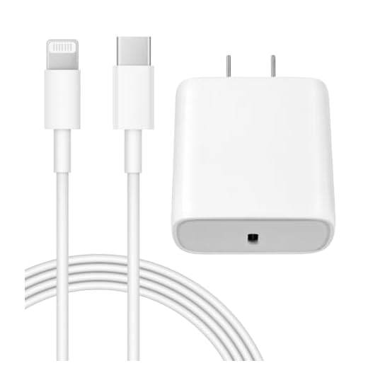 iPhone 14 13 12 Charger Fast Charging 20W USB C Wall Charger with 6FT Cable