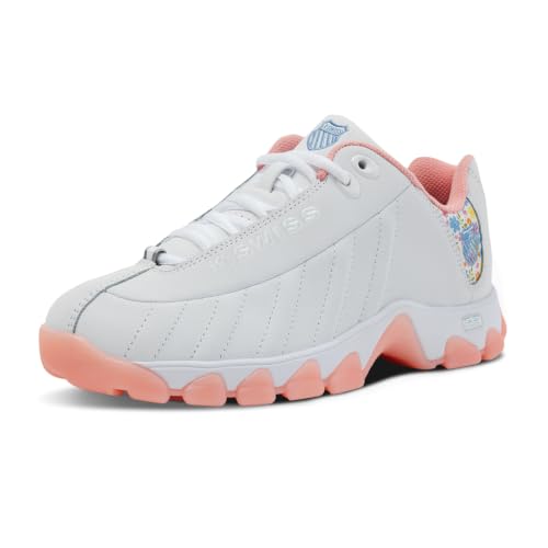 Image of K-Swiss Women's ST329 CMF Sneaker, Wide Tennis Walking Leather Shoes