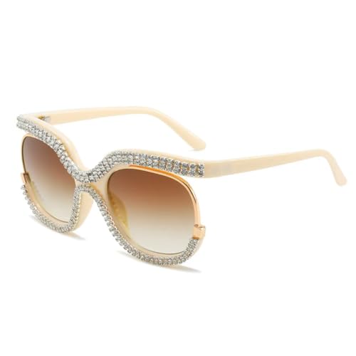 Lunettes de soleil ovales pour éviter l'éblouissement avec style rétro chic