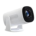 Mini Projector - Outdoor Portable Projector with WiFi and Bluetooth - 180° Rotation & Auto Keystone, Full HD 1080P Supported, Movie Projector for TV Stick/Windows/iOS/Android/HDMI/USB