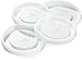 Carlisle FoodService Products CFS 5109L30 Polystyrene Tumbler Lid, 9-1/2" Length, Translucent