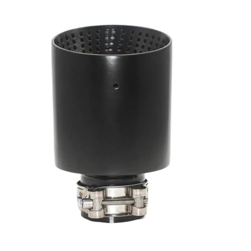 Silenciador de escape de acero inoxidable mate universal de 51mm a 63mm para Golf 7 GTI