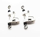 Bimini Lures Outrigger Release Clips Set of 2 Adjustable -New Sleek Version!- Downrigger- Kite - Outrigger