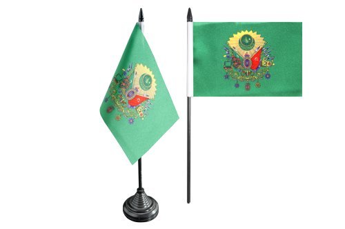 Preisvergleich Produktbild Flaggenfritze® Tischflagge Osmanisches Reich Wappen - 10 x 15 cm