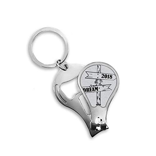 Coupe-ongles de pieds cadeau original motif Happy New Year 2018 souvenir insolite