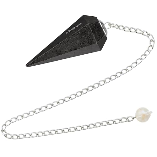 Image of Certified Black Tourmaline Pendulum Dowsing Tool