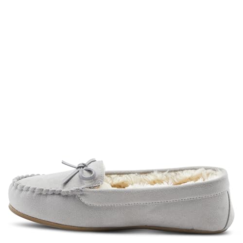 Flexus Spring Step Danda Moccasin Slippers for Women - Faux Fur Shoes for Indoor Use - Comfortable Slip-On House Slippers3