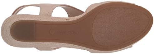 Bandolino Women's Espadrille Wedge Sandal, Natural, 7 | Image 3
