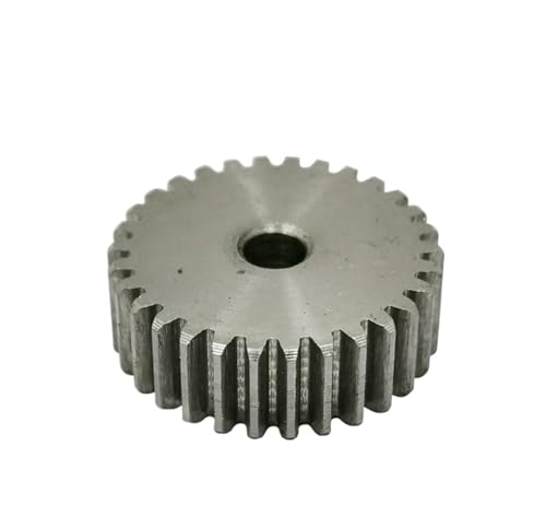 Bevel Gear Pinion Hardware Mechanical 1pcs Spur Gear 1M28/29/30/31/32/33/34/35T Rough Hole 6mm Pinion Gear Carbon Steel Motor Gear Total Height 10mm(32 Teeth)