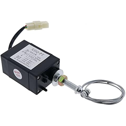 HOLDWELL 12V Engine Stop Solenoid Valve Electric Throttle Adjuster XHQ-PT Cover