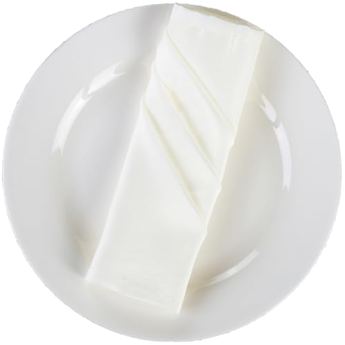 Cloth Napkins Set of 6 – 18x18 Inch Washable Fabric Dinner Napkins – Reusable Square Table...