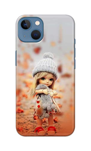 Image of PRINTFIDAA Doll Cute Girl Amazing Beauty Little Kid Child Playing Hard Back Cover for Apple iPhone 13, A2633, A2482, A2631, A2634, A2635 Back Cover -(P6) KAT1001