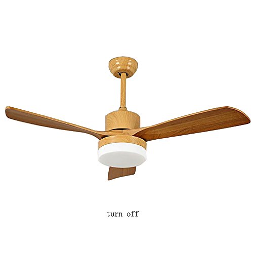 Ventilateurs de plafond avec lumière LED lampe de salon maison salle à manger - 4