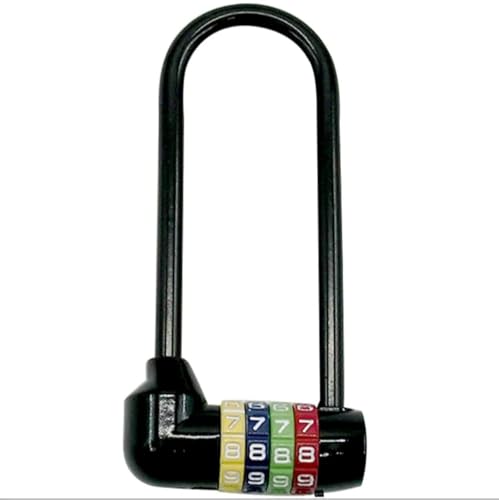 Image of 4 Digit Combination Padlock - 7.4 inch /19cm with Long Shackle - Heavy Duty Outdoor Waterproof Lock - Pad Lock for Bicycles, Gates, Mountain Bike, Gym, School, Shed & Lockers