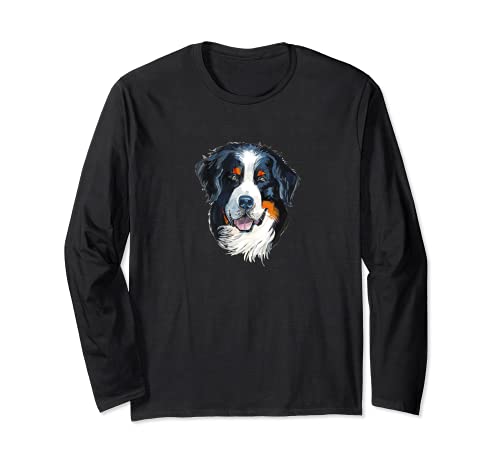 Bernese Mountain Dog Owner Lover Gift Hombres Mujeres Niños Manga Larga