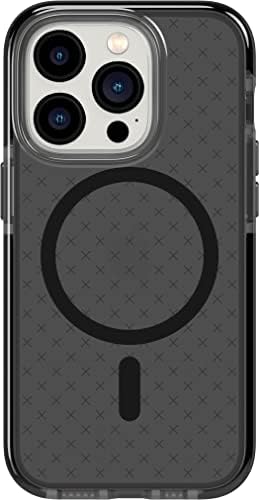 tech21 iPhone 14 Pro Evo Check Compatible with MagSafe – Shock-Absorbing & Slim Protective Phone Case with 16ft FlexShock Multi-Drop Protection & Extra Buttons