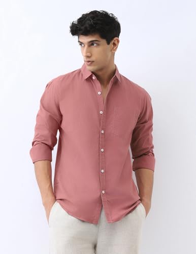 Image of Urbano Fashion Men's Cotton Full Sleeve Regular Fit Casual Solid Shirt