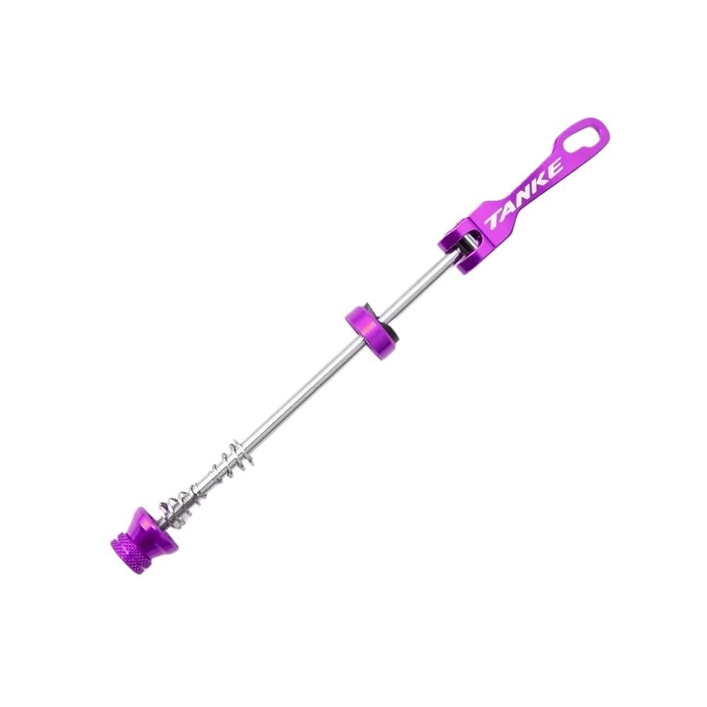 Cycling Quick Releases Bicycle Quick Release Bolt Hub Skewers Lever Axle Road Mountain Bike Replacement Cycling Parts For Front 100mm Rear 135mm Quick Release Skewer ( Color : Purple lever front )