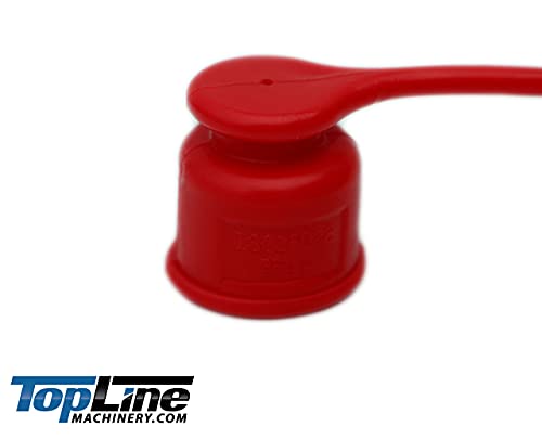 Image of Hydraulic Quick Coupler Rubber Caps Plug Set - for Flat Face Skid Steer Coupling - Fits Bobcat 5 /8 Size Couplers (1) Set