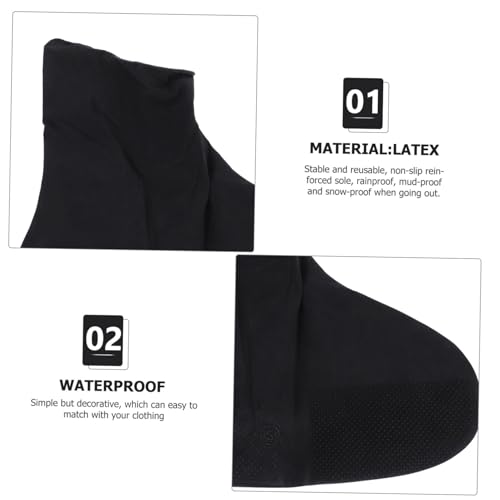 LIFKOME 1 Par de Cubrezapatos Impermeables para Deportes Protector Reutilizable miniatura 3