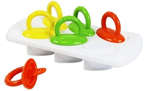 Five-A-Day 6 Fresh Food Freezer Pops with Easy Grip Handles, Drip Guard and Tray