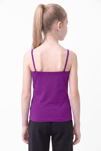 Image of Kurve Girl's Sleeveless Tank Top - Stretch Undershirts Cami Camisole, UV Protective Fabric, Rated UPF 50+ (Made in USA)