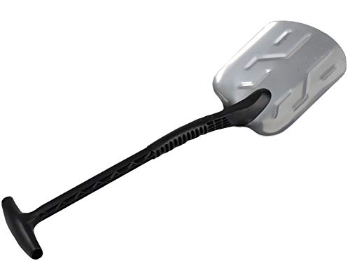AceCamp Aluminum Lightweight Snow Shovel for Winter, Emergency Portable Compact Shovel for Car, Outdoor, Camping, Non-Slip Grip