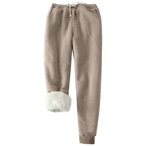 AMhomely Women's Fleece Lined Joggers for Winter Cover