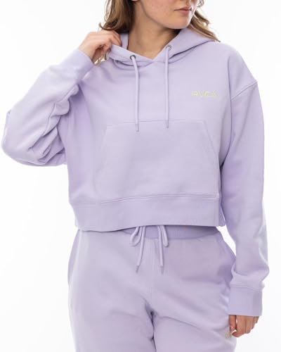 (ルーカ)RVCA 2024 レディース TOUGH LUCK CROPPED H パーカー PFM0 【2024年秋冬モデル】 PFM0 S