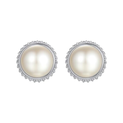 Boucles d'oreilles en Perles de moissanite en Or 14k pour mariage