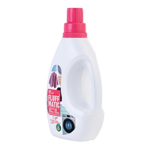 Image of IFB essentials Fluff Matic Front Load Liquid Detergent - 880ML | Removes Tough Stains | Concentrated Formula for Extra Washes | Long Lasting Floral Fragrance | Preserves Softness & Shine