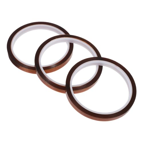 Housoutil Sublimation Adhesive Tape 3 Rolls Heat Resistant Tapes for T-Shirt Printing Mugs and Circuit Boards 70?-280?